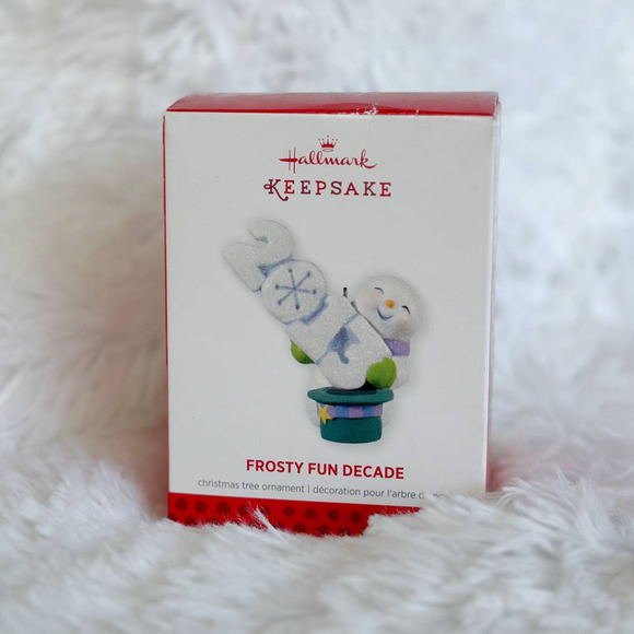 Frosty Fun Decade 2013 4th Snowman Hallmark Keepsake Christmas Ornament - Picture 1 of 1